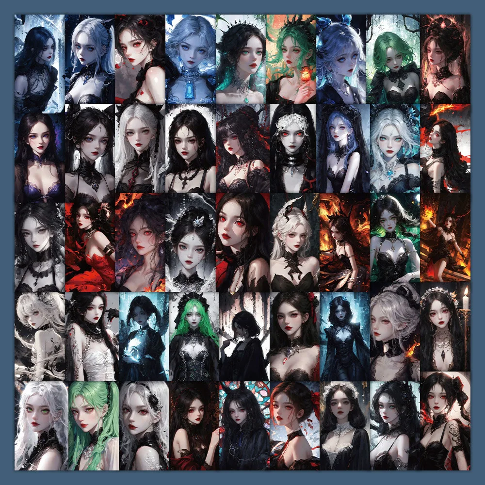 

10/30/50 шт., наклейки «темные ужасы»