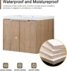 60 Inch Floating Vanity, 60" Bathroom Vanity with Sink, Double Sink Wall Mounted Vanity Combo, Modern Brown Bathroom Vanity Set 6