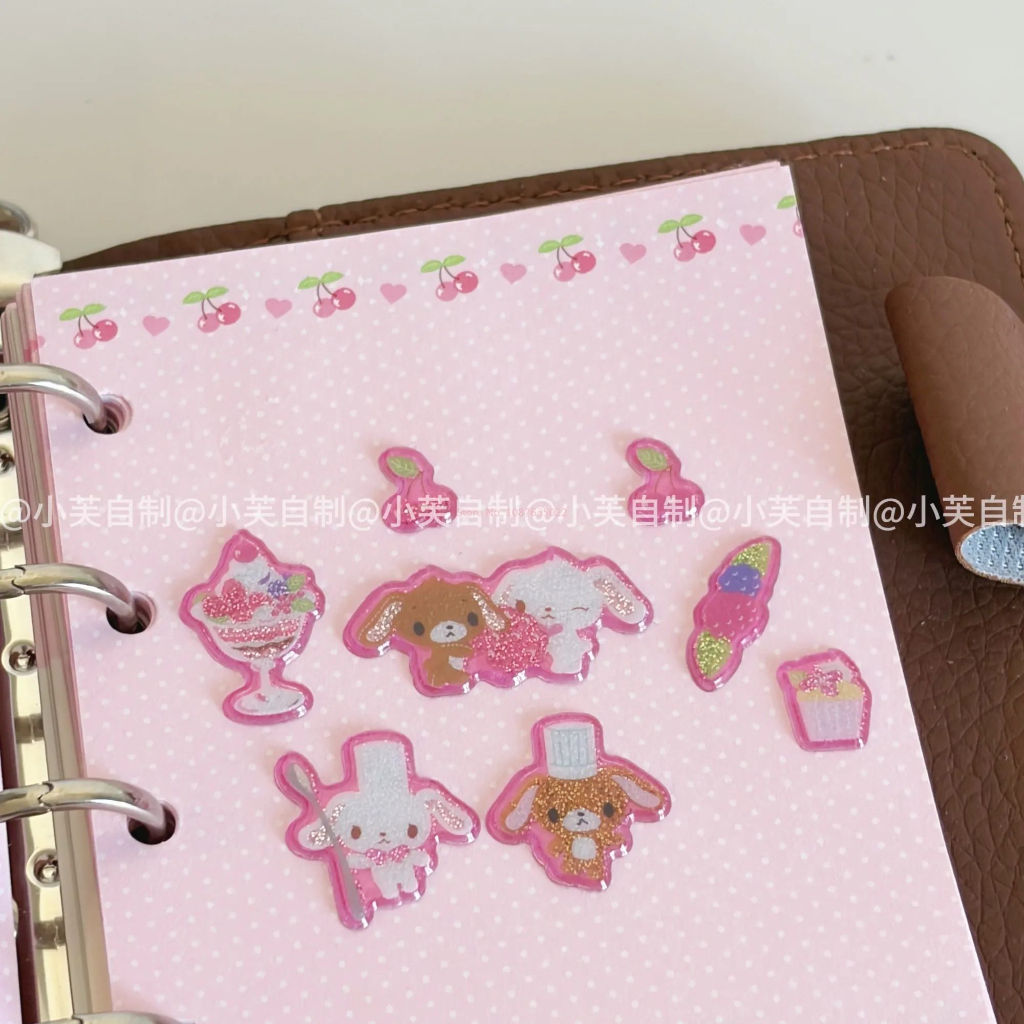 1/4pcs Kawaii Sugarbunnies 3d 버블 스티커 사쿠라 크리 에이 티브 소녀의 Diy 전화 케이스 카메라 장식 어린이 보상 장난감