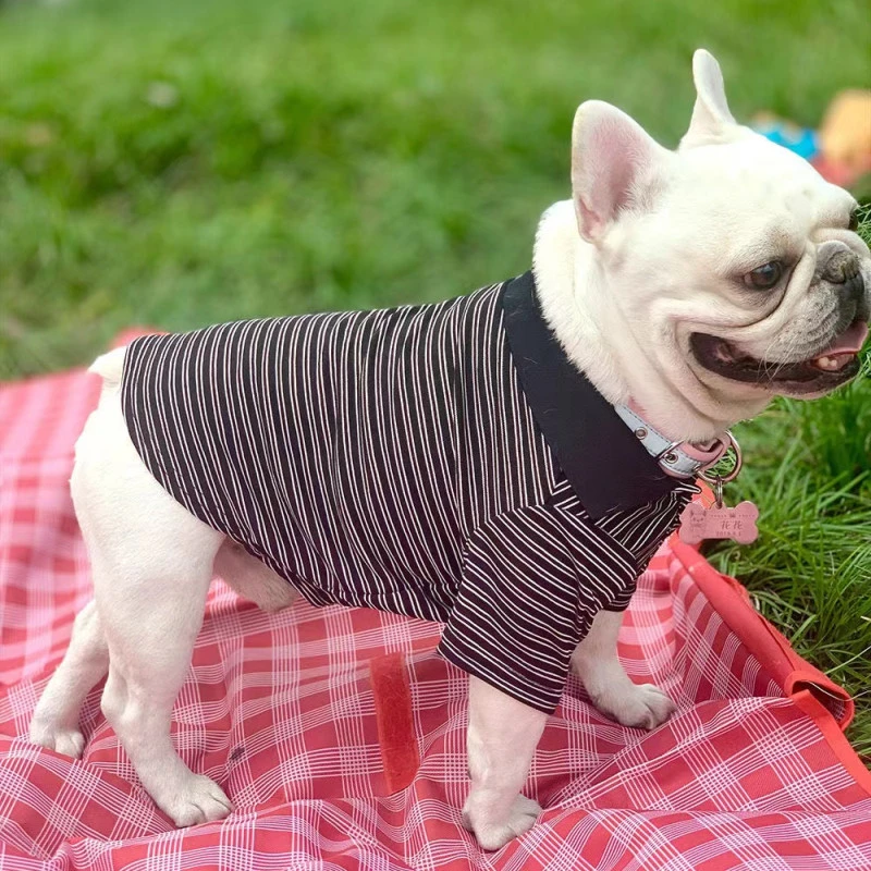 French Bulldog Shirt Spring Summer Dog Clothes Poodle Bichon Schnauzer