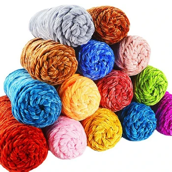 Chenille Soft Velvet Yarn 95g 1