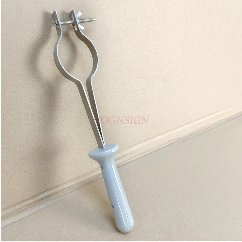 Hand-held stainless steel moxa clip thunder fire moxibustion portable thick moxa clip moxibustion warm-burning instrument