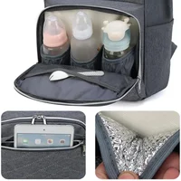 Mommy Diaper Bags Baby Stroller Hanging Bag Mother Large Capacity Nappy Backpacks with Changing Mat Convenient Baby Nursing Bags 2