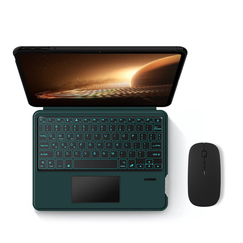 Capa de Teclado Magnético para Oneplus Pad 11.61 2023 Capa para Oppo Pad Tablet Teclado Backlit Touchpad Teclado Magnético Mouse