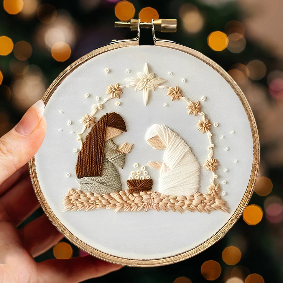 Christmas Embroidery Starter Kit for Beginners