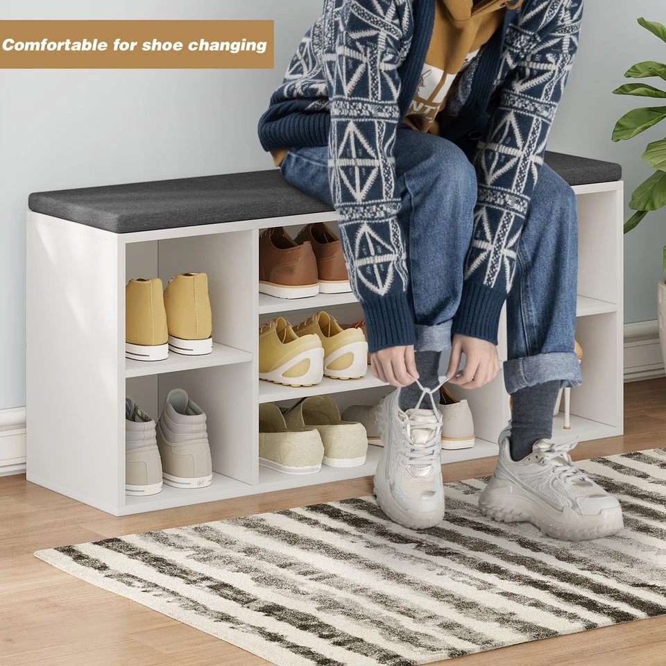 Scarpiera A Libro Con 3 Cassetti Ribaltabili In Legno Bianco - Armadietto Portascarpe Autoportante Per Ingresso, Corridoio E Camera Da Letto