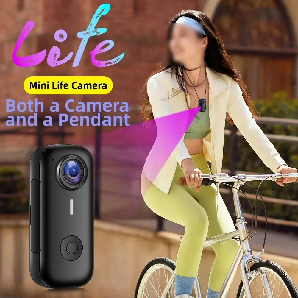 La caméra d'action magnétique compacte facile à détacher et à transporter dans une poche, idéale pour le sport extérieur.