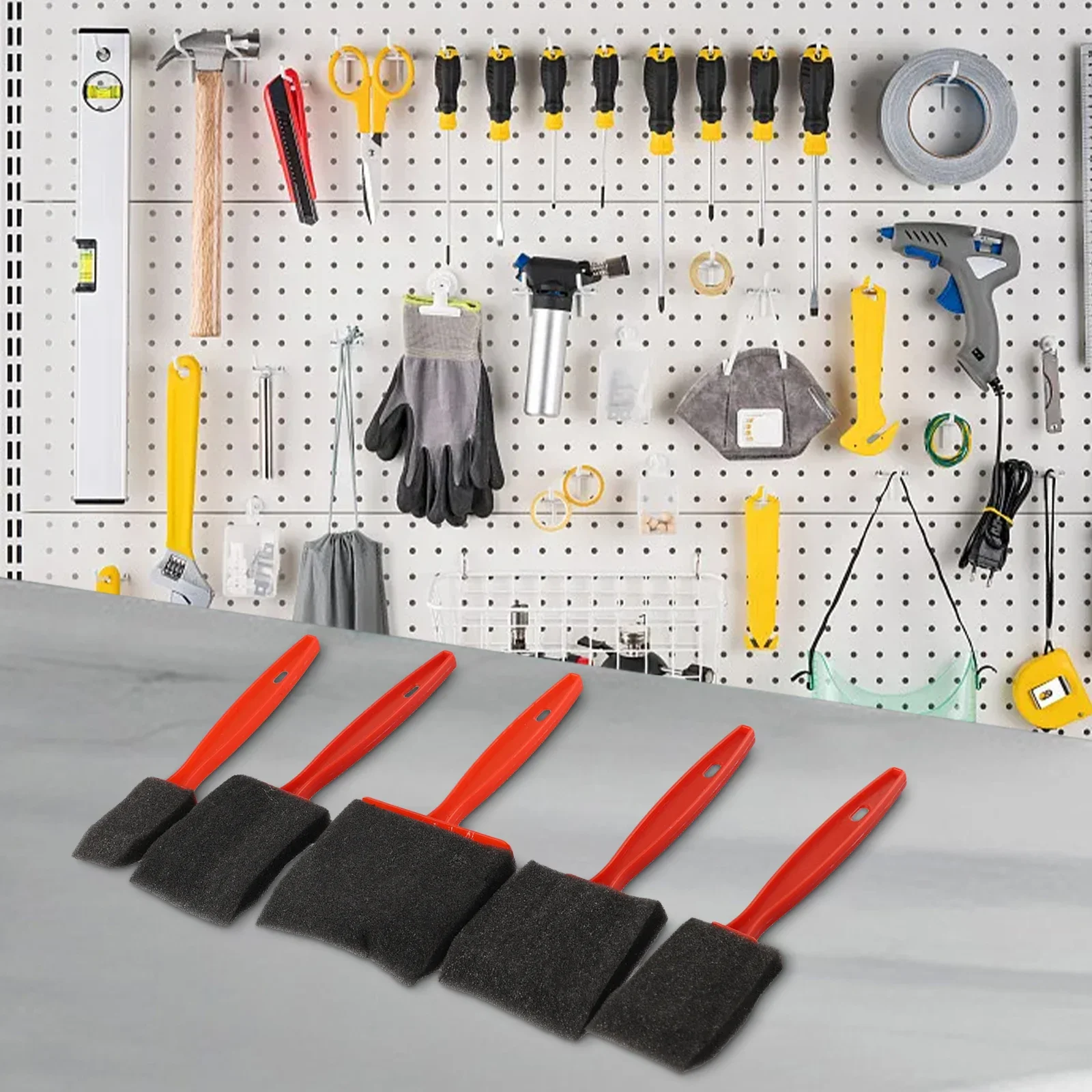 

5 шт./набор, губки и щётки для рисования, 5 размеров