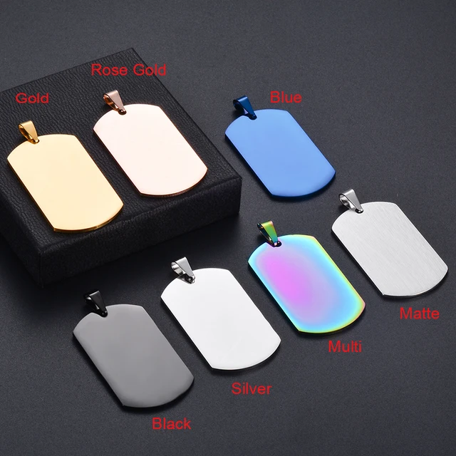 25 Targhette Per Cani In Alluminio - Personalizzabili Con Incisione - Foto 7