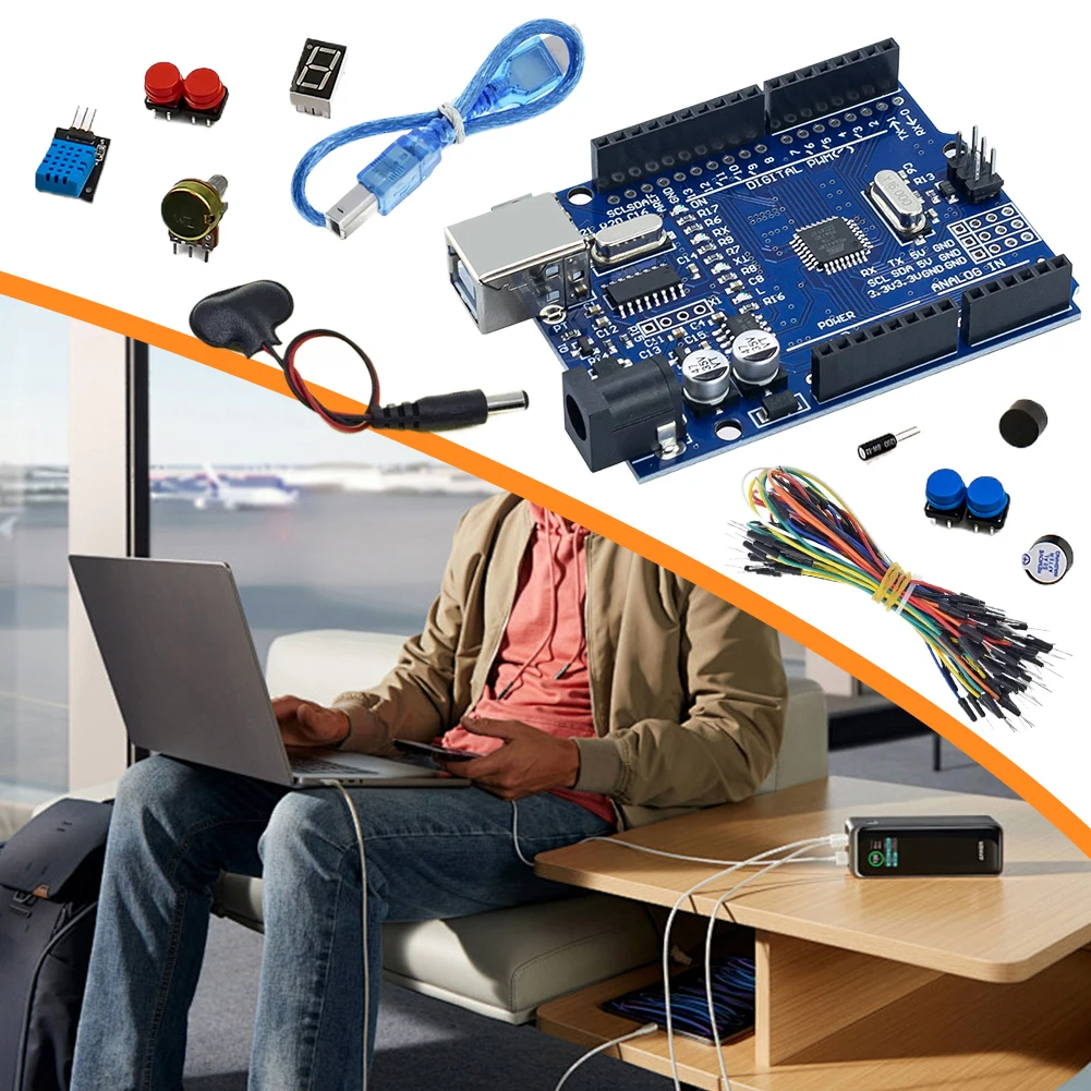 รูปสินค้า ชุดทดลองอิเล็กทรอนิกส์ DIY สำหรับ Arduino