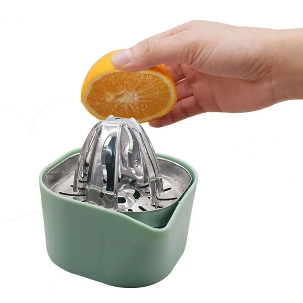 

Fruit Juicer Pear Juicer 304 Stainless Steel Juicer Capacity Lemon Juicer for All Fruits Multipurpose Handheld Kitchen Tool