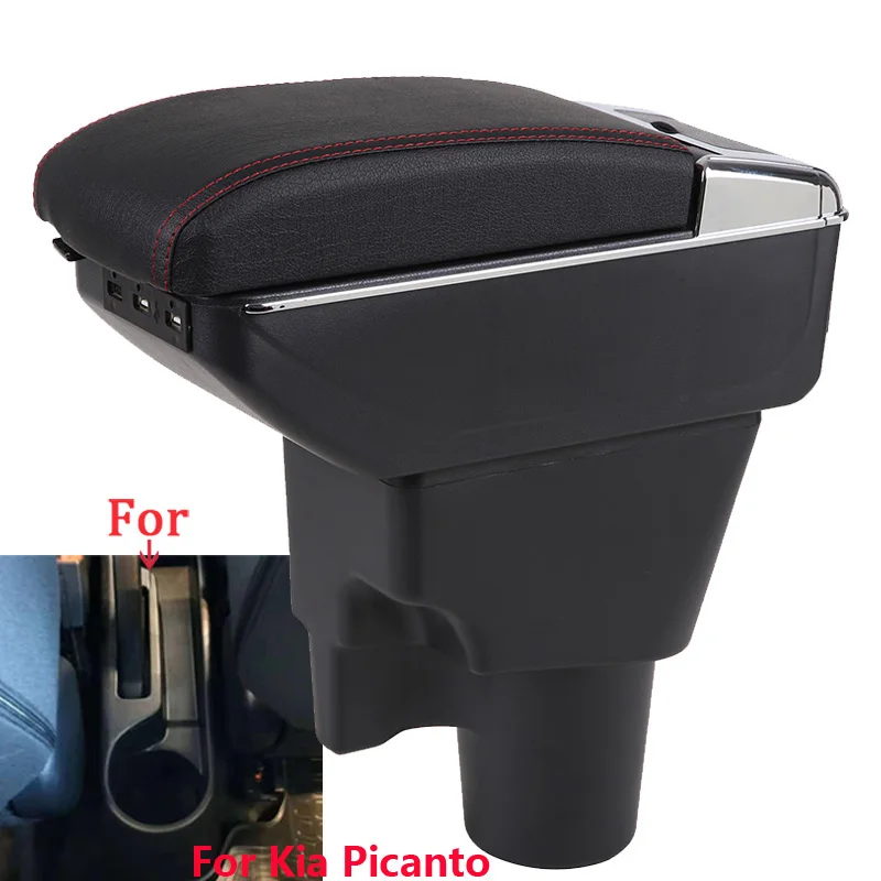 Per Kia Picanto Box Bracciolo Per Kia Picanto 3X-Line Interni Parti Di Retrofit Accessori Auto Scatola Di Immagazzinaggio Installazione Semplice