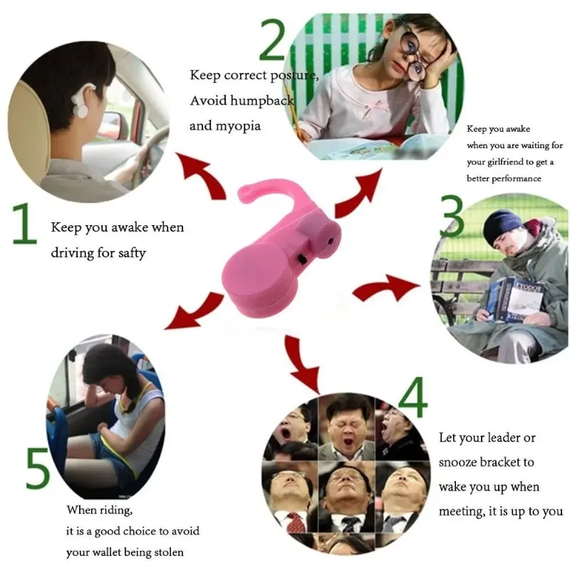 Portable Small Car Safe Device Anti Sleep Drowsy Alarm Alert Sleepy Reminder For Car Driver To Keep Awake Safety Products