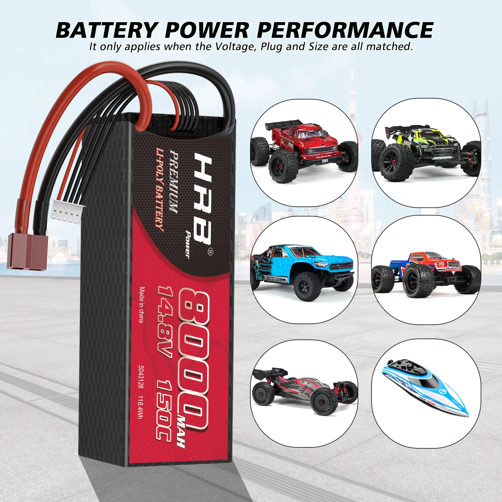 HRB RC Lipo 3S 4S 6S Battery, RC Parts & Accessories : Batteries - LiPo Quantity 