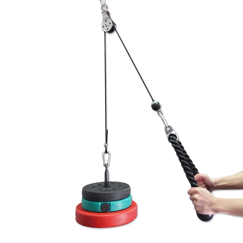 Description Picture 3 of item2M-5M Fitness Equipment Accessories Steel Rope Adjustable PU Pull-lock Integrated Trainer High Wear-resistant Steel Rope