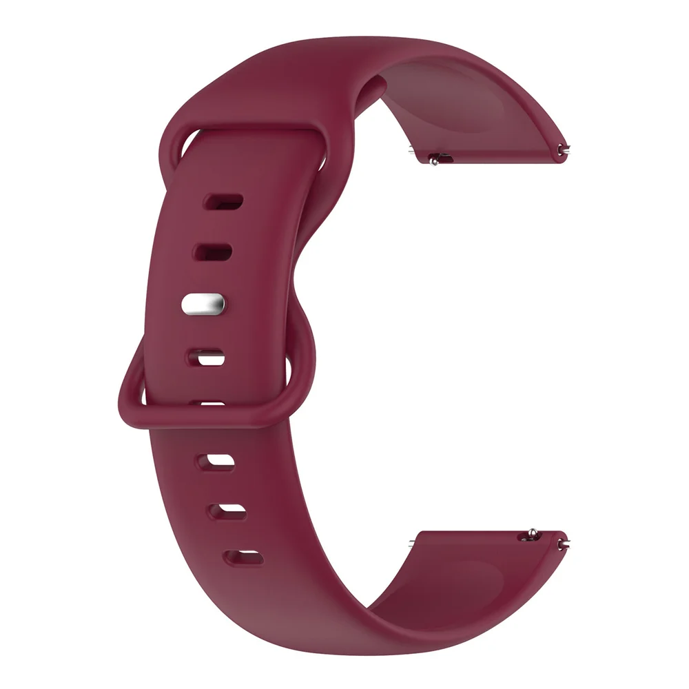 

Butterfly Buckle Strap 20mm Silicone Watch Strap for Samsung watch4 watch3 41mm active2 active