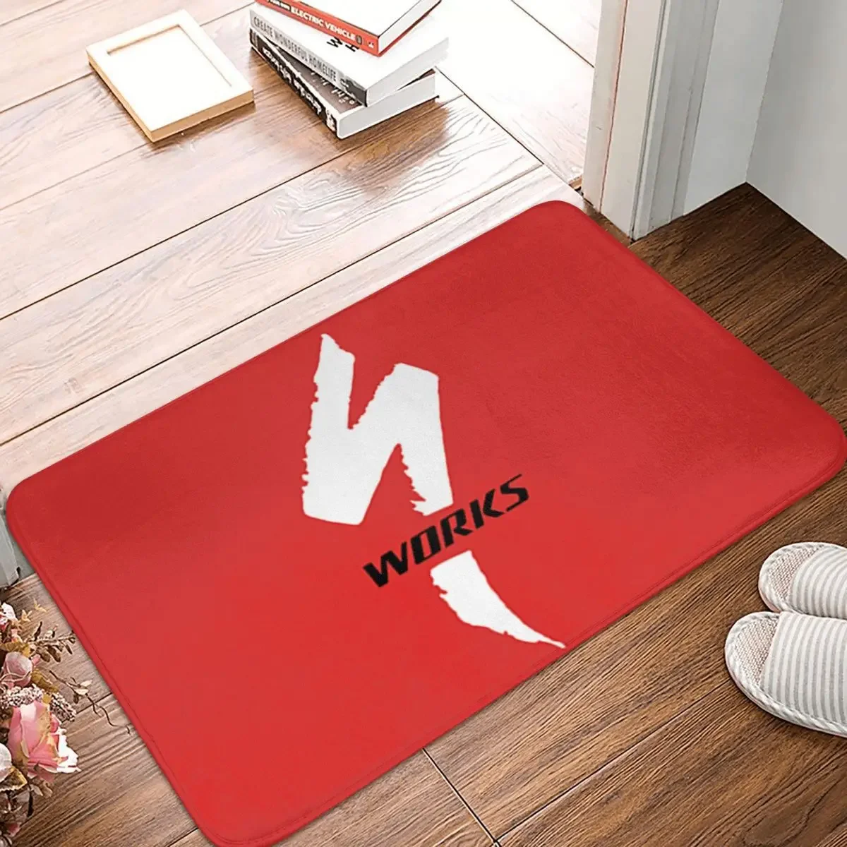 

S Works Doormat Rug Carpet Mat Footpad Polyester Non-slip Sand Scraping Front Room Corridor Kitchen Bedroom Balcony Toilet
