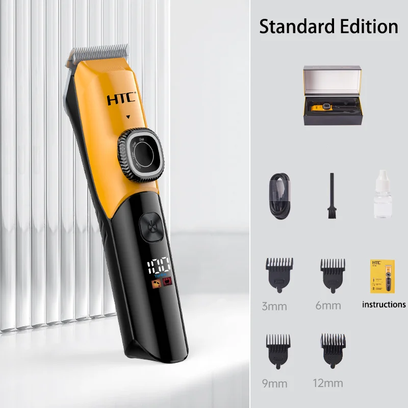 Htc At 588 Professional T Blade Hair Clipper With Lithium Battery Led  Display And Two Speeds Control For Barber And Home Use | Check Out Today's  Deals Now | Temu Bulgaria