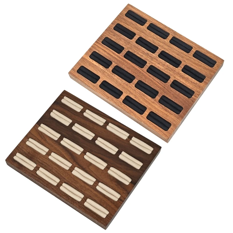 

Simple Rings Display Tray Jewelry Accessories Presentation Stand Practical Earrings Studs Storage Shelf