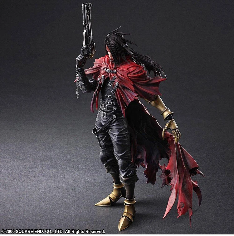

In Stock PlayArts Kai Final Fantasy VII Dirge of Cerberus Vincent PVC Original Action Figure Model Toy Collection Hobby Gift