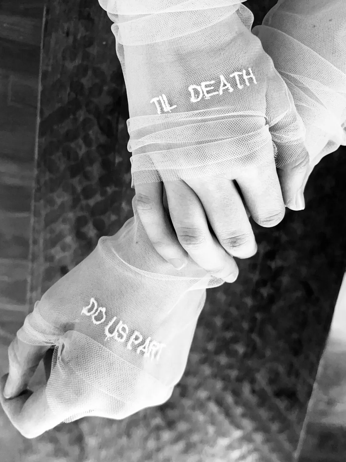 Guanti Da Sposa Senza Dita In Pizzo Glitterato - 2 Paia Lunghe Fino Al Gomito Per Cerimonie E Eventi - Foto 10