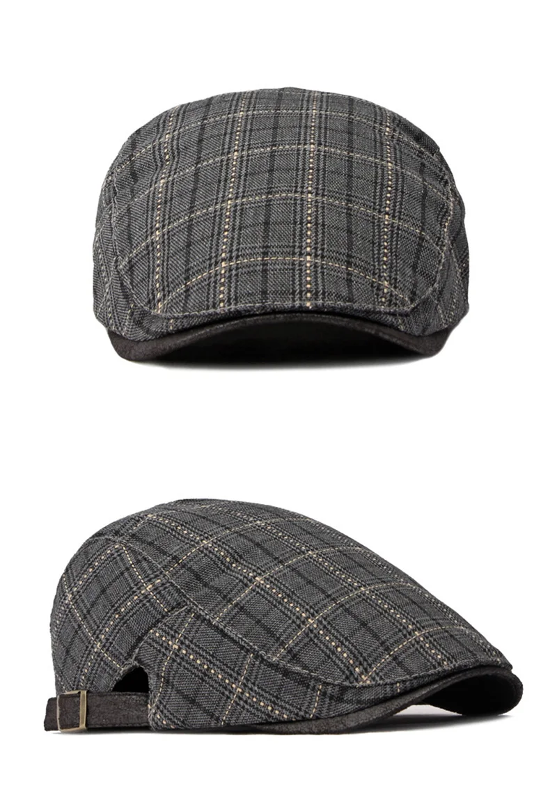 Hat Mulheres Cap Cabbie Ivy Herringbone Pintor