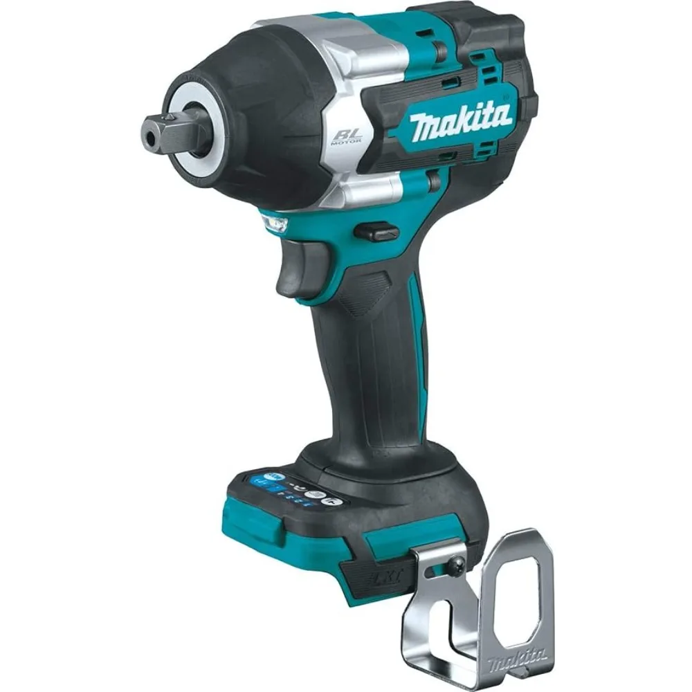 

Makita XWT18Z 18V LXT® Lithium-Ion Brushless Cordless 4-Speed Mid-Torque 1/2" Sq. Drive Impact Wrench w/Detent Anvil, Tool Only