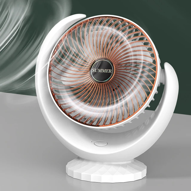 Portable Desktop Fan USB Rechargeable Mini Summer Office Quiet