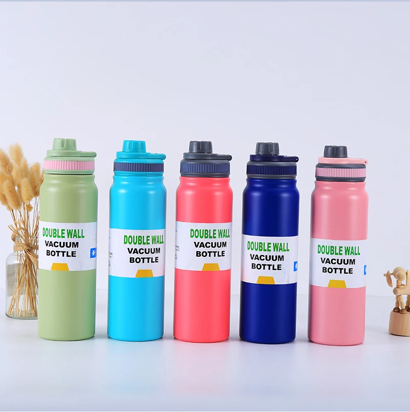 Stainless Steel Large Capacity Thermo Bottle, Portable Cup, Insulated Water Kettle, Vacuum Flask, Travel Cup, 800Ml