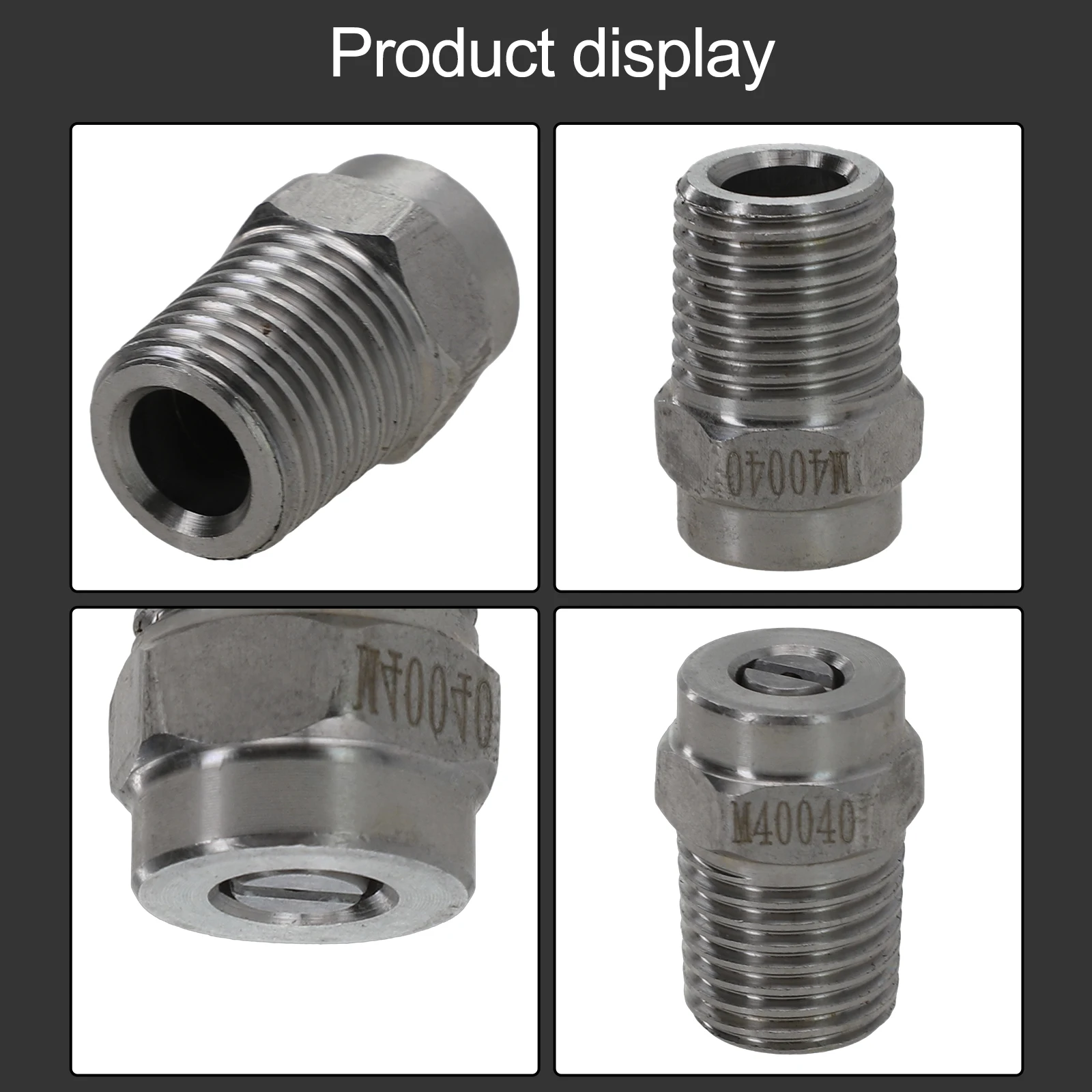 1pc Pressure Washer Cleaning Nozzle 0 15 25 40 Degree Water Jet Angle Speed 1/4 Thread For Pressure Washer Jet Wash Spray Nozzle