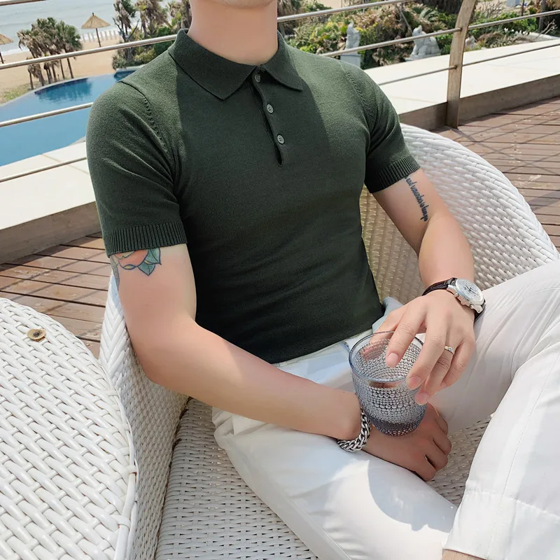 【Khakis】Mod S/S Polo☆韓国 人気☆24SS☆ポロシャツ Khakis】Mod S/S Polo☆韓国 人気☆24SS☆ポロシャツ (Khakis