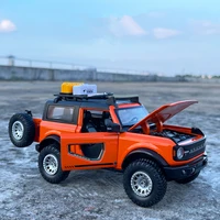 1:32 Ford Bronco Lima Alloy Car Model Diecast Metal Modified Off-road Vehicle Car Model Simulation Sound and Light Kids Toy Gift 1