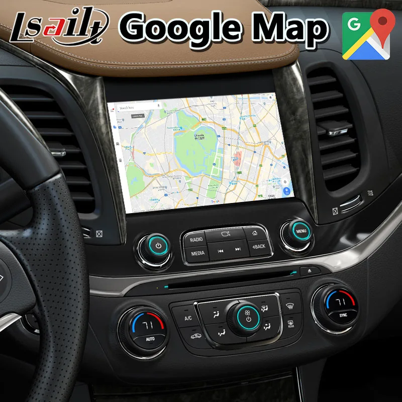 car navigation Lsailt 64GB Android Car Multimedia Video Interface for Chevrolet Impala Camaro Malibu With GPS Navigation Android Auto Carplay best truck gps