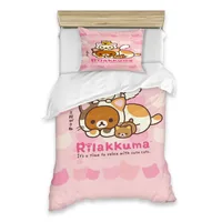 Rilakkuma Single Bed Sheets Set  Complete Case Single Linen Quilt Cover 1