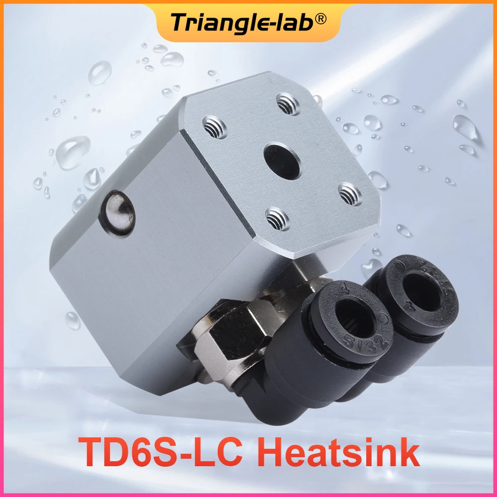 Dissipador de Alta Temperatura para Td6s-lc Hotend Tun Bocal Chc Kit Chc Pro Núcleo de Aquecimento Impressora Ddb Voron3d Trianglelab-td6s-lc