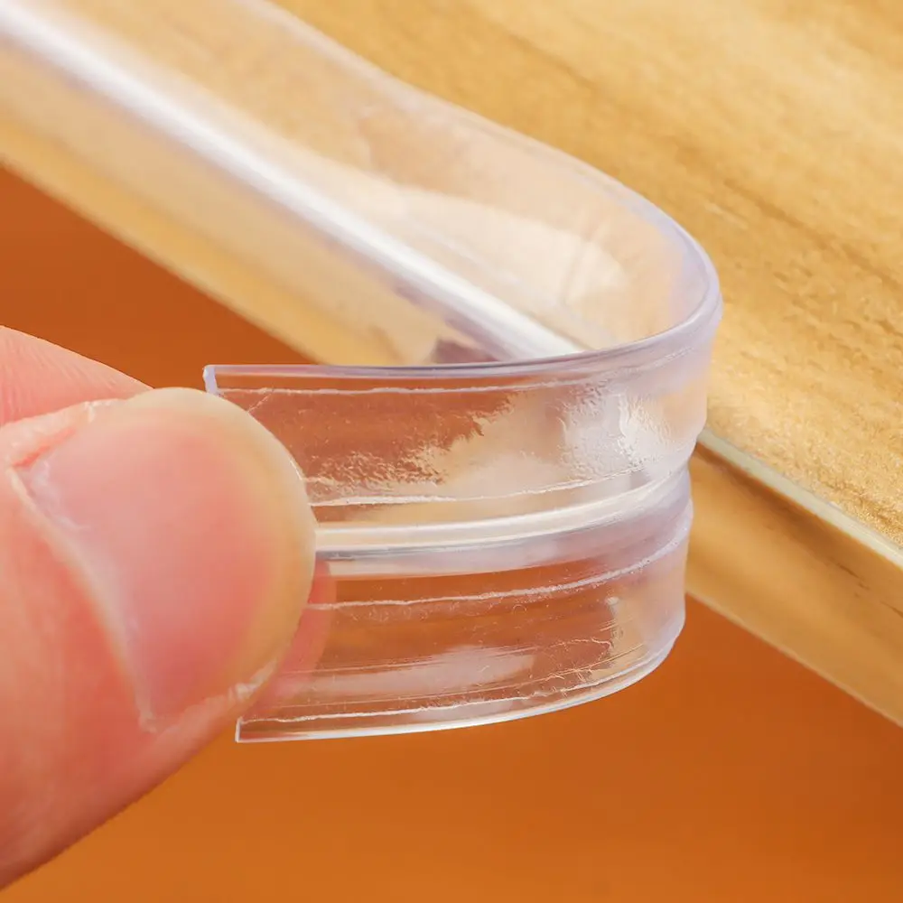 Table Edge Guard Furniture Corner Protector Strip Self Adhesive Transparent Kids Collision Proof Soft Bumper Baby Safety silicone table corner protector table corner protector table edge protector furniture anti collision strip door anti collision protector