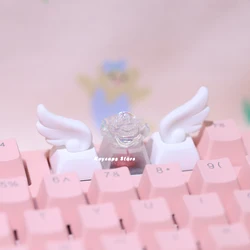 Artisan Winged Cartoon Kawaii Keycap (3pcs keycap)