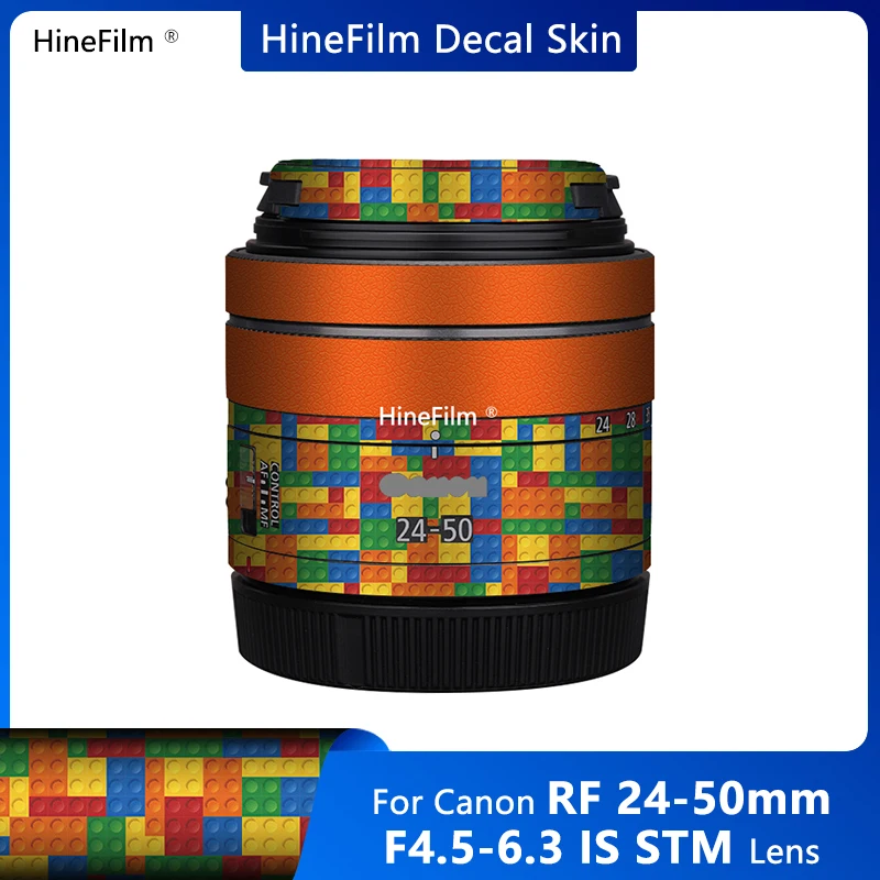 Per Canon Rf24-50 F4.5-6.3 Lens Sticker Rf2450 Lens Decal Skin Rf 24-50 Lens Premium Skin Wrap Cover Film Sticker