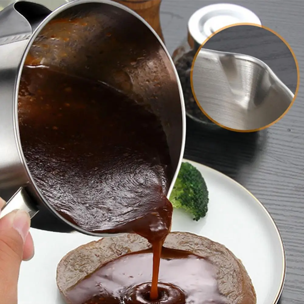 Versatile Oil Filter Kettle Non-slip Handle Convenient to Use Oil Strainer Pot Long Lasting Filter Kettle