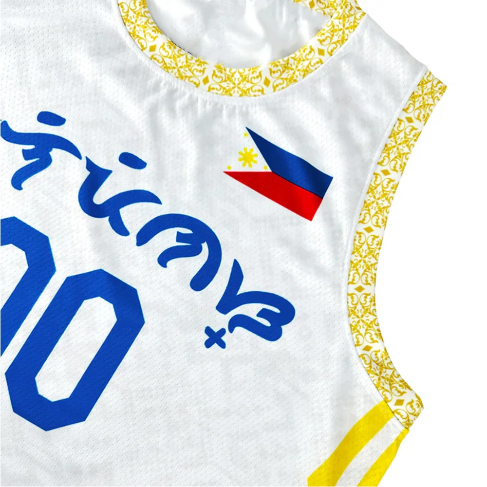 Philippines Custom Basketball Jersey Fashion Casual Sleeveless Hot Selling T-shirt Children's Quick Drying Breathable Sports Top 6