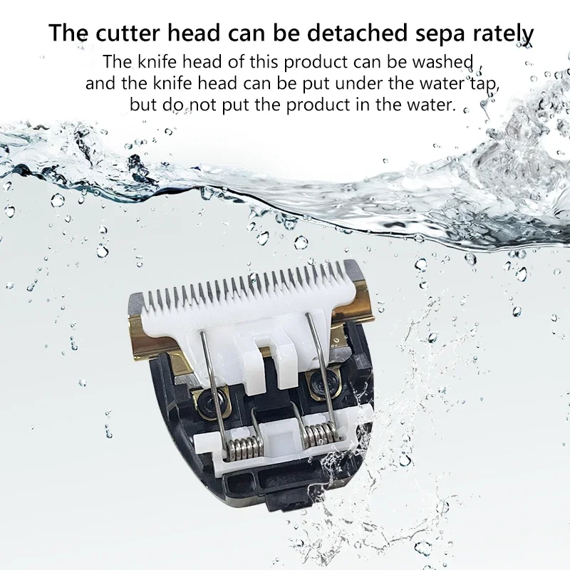 Professional Hair Trimmer Digital USB Rechargeable Hair Clipper for Men Haircut Ceramic Blade Razor Cutter Barber Machine