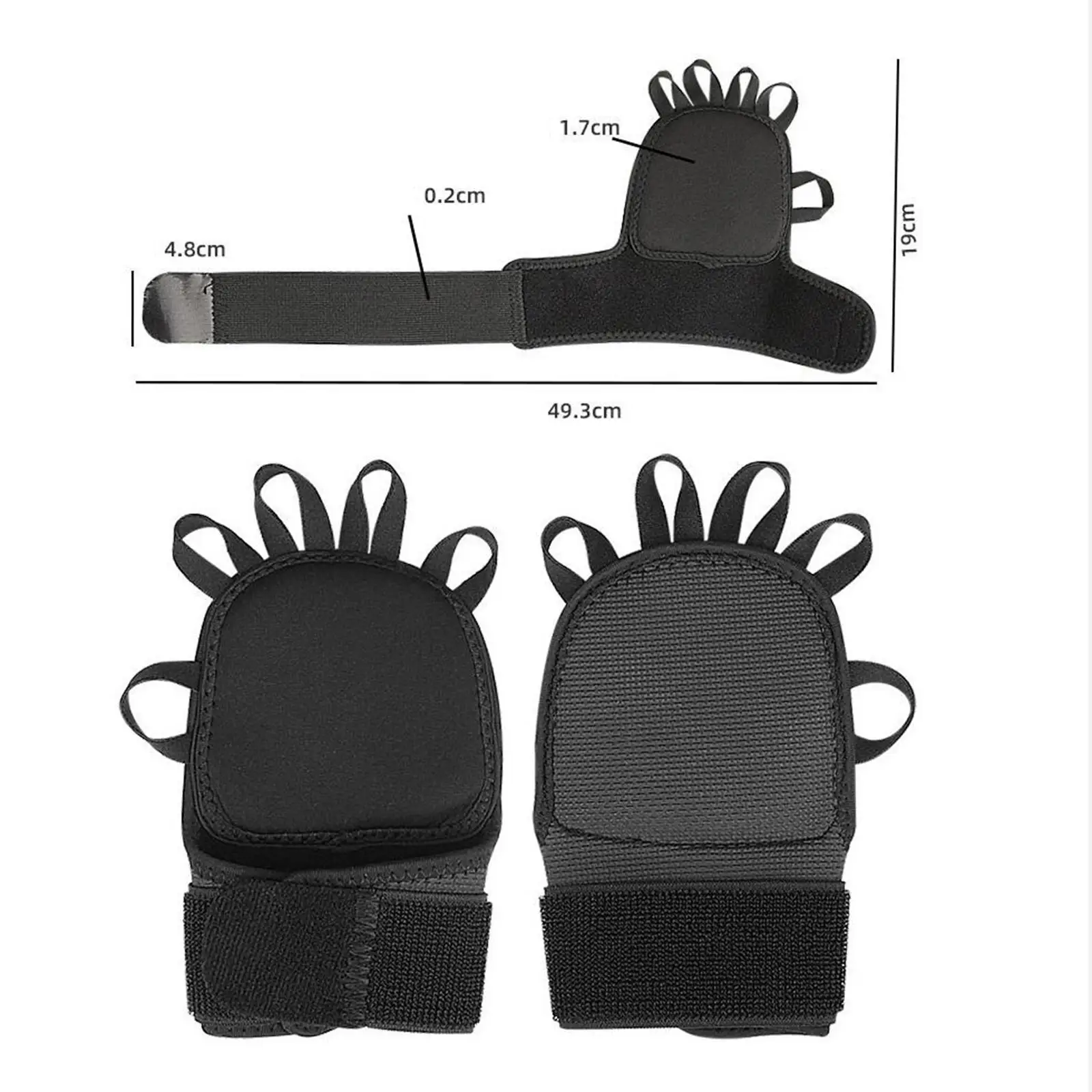 Weight Lifting Hand Grips Anti Slip Lifting Wrist Straps for Deadlifting Cross