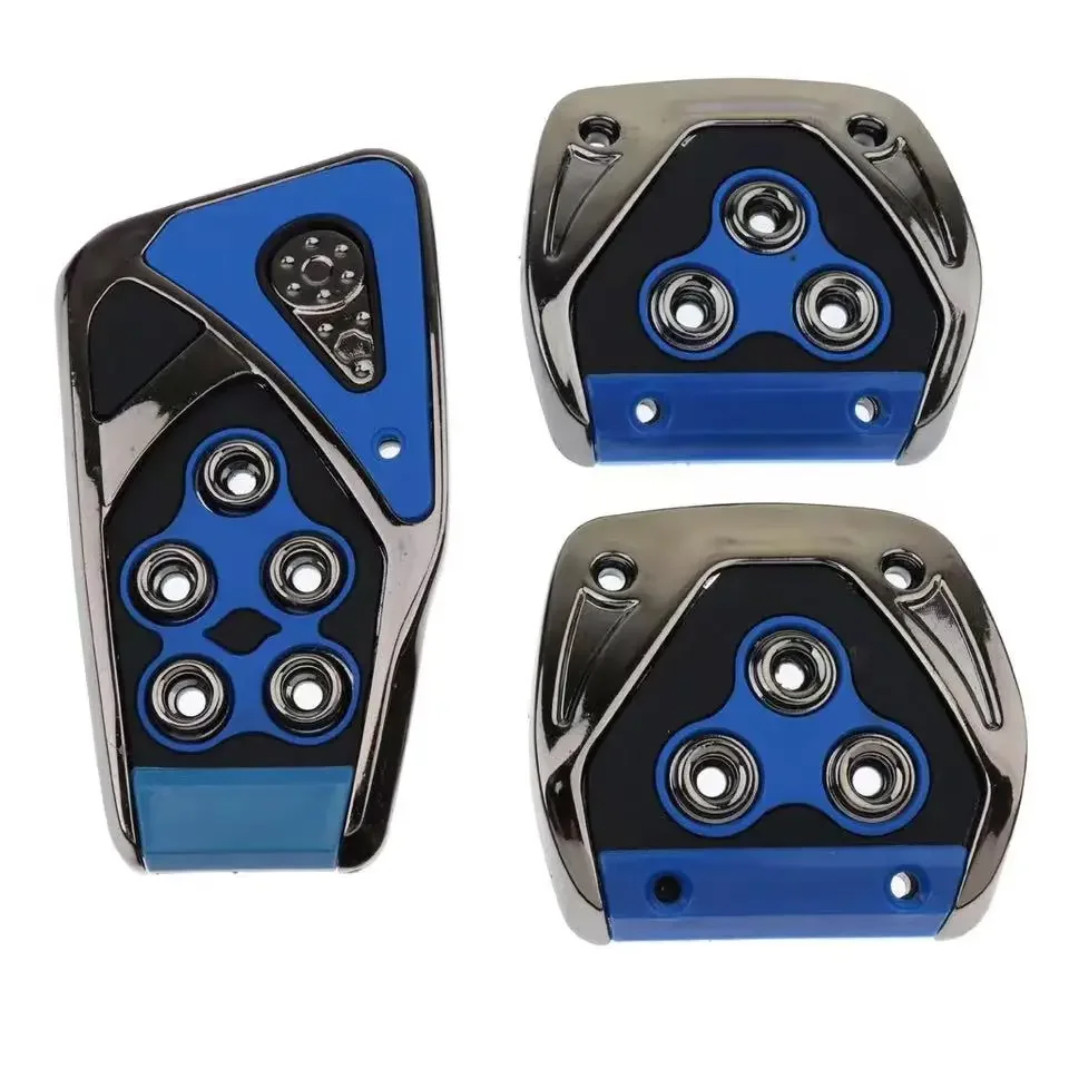 Universal Auto Styling Racing Pedale Universal Automatische Manuelle Bremspedale Fuß Pad Set Kit Pedale Rutschfeste Werkzeuge – Detail 11