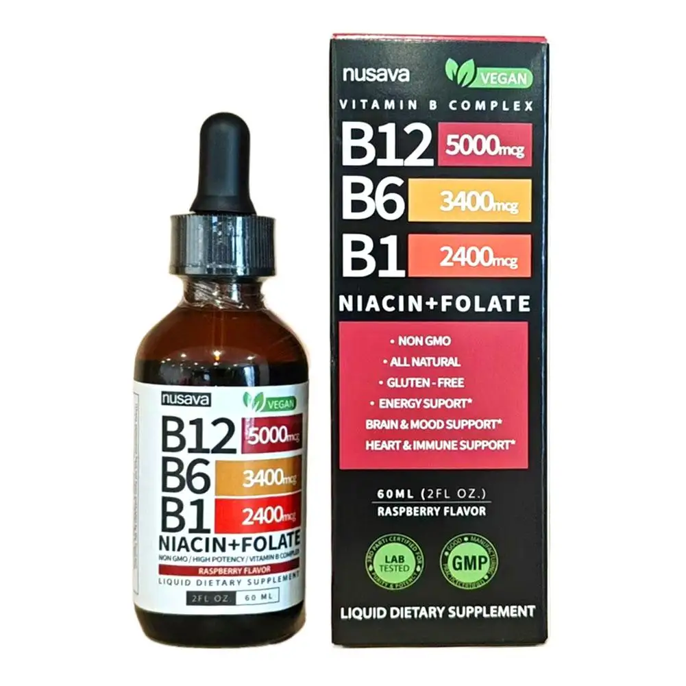 BIYODE Vitamin B12 B6 B1 Liquid Drops