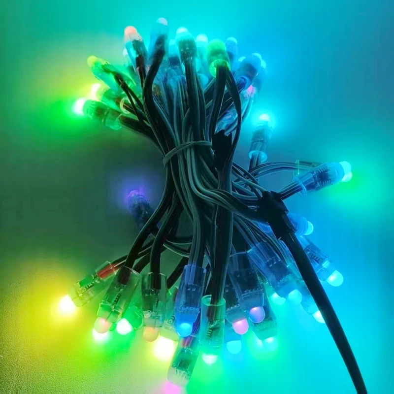 10/15CM DC5V 50PCS WS2811 IC LED Module Light 12MM Full Color Waterproof IP68 LED String For Festival Decorative Pixel Lamp
