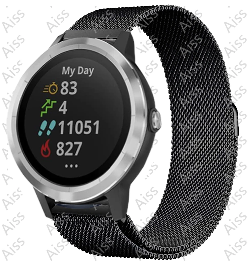 Milanese Loop Smartwatch Wristband Bracelet - 20mm/22mm Strap