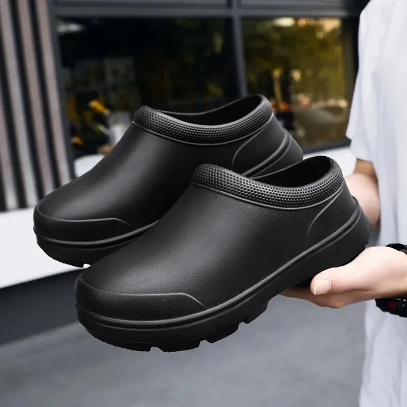 Chef Shoes Men Women EVA Non-slip Waterproof Oil-proof Comfortable Workers Outdoor Safety