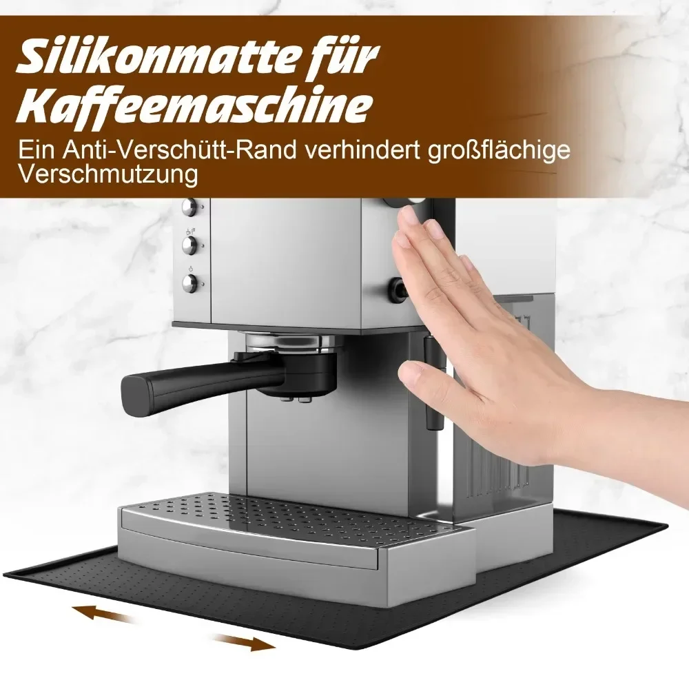 Coffee Machine Absorbent Mat Silicone Draining Mats Cups Dishes Mat Anti-scald Non-slip Waterproof Coasters