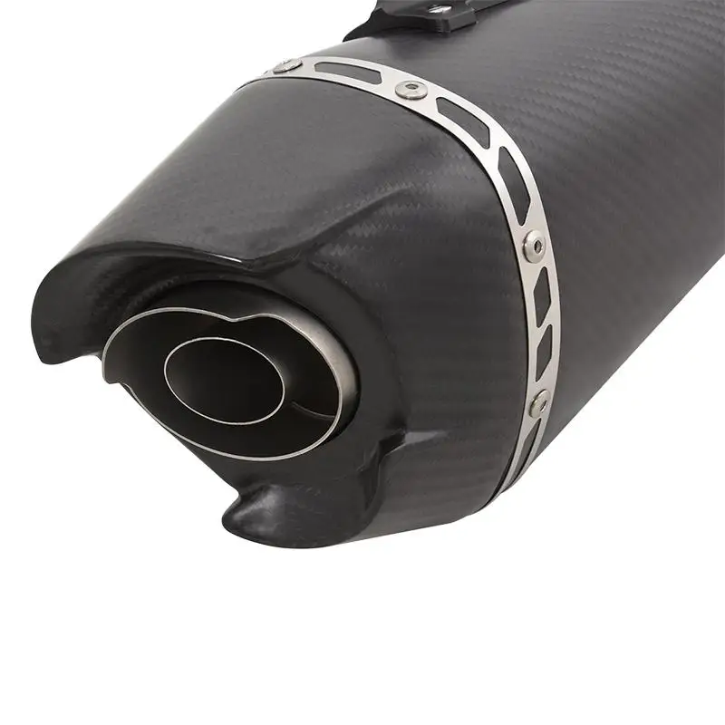 50.8MM Universal Motorcycle Exhaust Pipe Escape Muffler With Removable DB Killer Silencer For Dirt Street Bike Stainles Carbon - Image 5