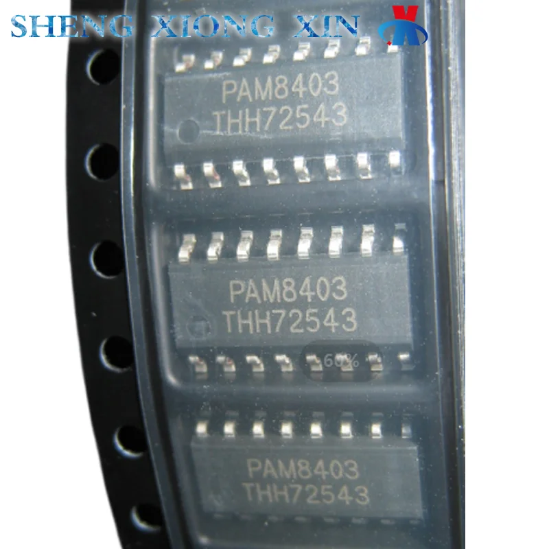 

10pcs/Lot PAM8403DR-H Encapsulation SOP-16 PAM8403DR Audio Amplifier PAM8403D PAM8403 Integrated Circuit